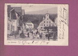 1 Cpa   Les Geneveys   - Hotel De Commude - Ambulant - Geneveys