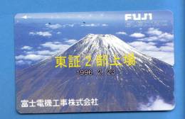 Japan Japon  Telefonkarte Télécarte Phonecard -  Volcan Volcano Vulkan Berg Mountains Montagnes - Vulkane