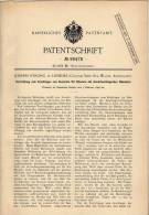 Original Patentschrift - J. Strong In Lismore , New South Wales , 1896 , Accorde Für Klavier , Piano !!! - Musikinstrumente