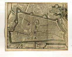 - PLAN DE LA VILLE D'UTRECHT . XVIIe S. - Topographical Maps