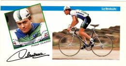 CARTE POSTER PHILIPPE DELAURIER 10.5X20 GROUPE SPORTIF LA REDOUTE Bon état Voir Scans - Cycling