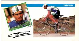 CARTE POSTER YVES BEAU 10.5X20 GROUPE SPORTIF LA REDOUTE Bon état Voir Scans - Cycling