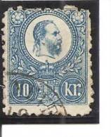 Hungría-Hungary Nº Yvert 10-Grabado (usado) (o) - Used Stamps