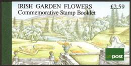 IRELAND Garden Flowers Booklet (1990) - SG No. 36/Michel No. 15. Perfect MNH Quality - Cuadernillos