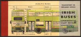 IRELAND «Irish Buses» Booklet (1993) - SG No. 44/Michel No. 23. Perfect MNH Quality - Postzegelboekjes