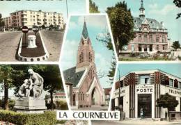 CPSM  LA COURNEUVE   Multivues - La Courneuve