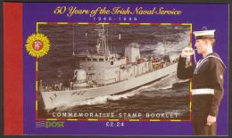 IRELAND «Naval Service» Booklet (1996) - SG No. 56/Michel No. 34. Perfect MNH Quality - Markenheftchen