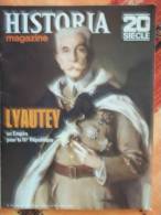 Magazine HISTORIA 20ème Siècle N°109 De 1969 - LYAUTEY Un Empire Pour La IIIe République - Sommaire Voir Photo - History