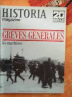 Magazine HISTORIA 20ème Siècle N°107 De 1969 - GREVES GENERALES Les Anarchistes - Sommaire Voir Photo - History