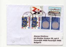 Mailed Cover (letter)  With Stamp  From Belgium  To Bulgaria - Cartas & Documentos