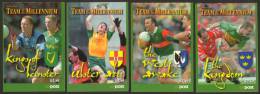 IRELAND «Team Of The Millenium - Football» 4 X Diff. Selfadhesive Booklets (1999). Perfect MNH Quality - Carnets