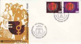 ONU  Geneve - 1975  ~ Année De La Femme=  N° 48 . 49 - FDC