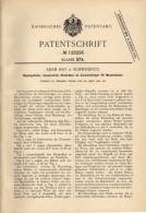 Original Patentschrift - A. May In Schweidnitz / Swidnica , 1900 , Steinbalken Für Massivdecken !!! - Architektur