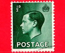 GB  UK GRAN BRETAGNA - Usato - 1936 - Re Edoardo VIII - King Edward VIII - ½ D - Oblitérés