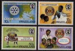 SWAZILAND - 1985 - Rotary International - 4v Neufs - Swaziland (1968-...)