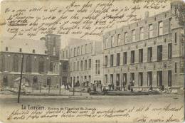 La Louvière :  Ruines De L´institut St. Joseph  (  1902 Sans Timbre ) - La Louvière