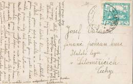 Postal NACHOD (Checoslovaquia)  20 H. Hradcany - Lettres & Documents