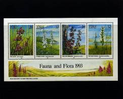 IRELAND/EIRE - 1993  FAUNA AND FLORA  MS   MINT NH - Hojas Y Bloques