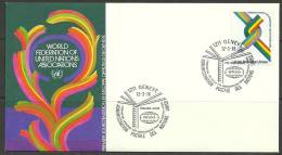 United Nations Genf 12.03.1976 FDC Naciones Unidas UN Official First Day Cover WFUNA - Lettres & Documents