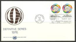 United Nations New York  19.11.1976 FDC Naciones Unidas UN - Storia Postale