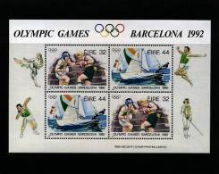 IRELAND/EIRE - 1992  OLYMPIC GAMES  MS  MINT NH - Hojas Y Bloques
