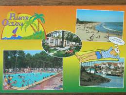 17 - LA PALMYRE - Camping Palmyr Oceana. (La Piscine, Les Mobilhomes... Multivues) - Les Mathes