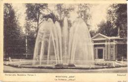 Russia Postcard Mint St. Eugenie Red Cross Society Peterhof Eva's Fountain - Rode Kruis