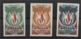 FRANCE, UNESCO OFFICIALS, HUMAN RIGHTS 1975, IMPERFORATED / NON DENTELES MNH - Zonder Classificatie