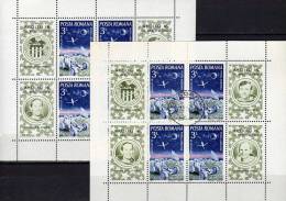 Apollo 16 Astronauten 1972 Auf Dem Mond Rumänien Block 95 ** Plus O 20€ US-Projekt Der NASA Bf Bloc Se-tenant Of Romania - Collezioni