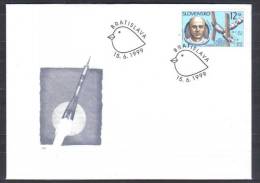 Slovakia FDC  First Slovak In Space , Bella 1999 - FDC