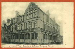 En L' état CPA Post Card - ENGLAND - LIVERPOOL - PUPIL TEACHERS' COLLEGE, Clarence Street - Liverpool