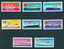 POLAND  -  1971  Ships  Mounted Mint  As Scan - Unused Stamps
