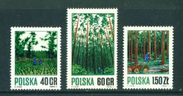 POLAND  -  1971  Forestry  Mounted Mint  As Scan - Unused Stamps