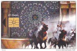 Morocco, MOR-C-21, 25 Units, Moroccans On Horseback,  2 Scans. - Marokko