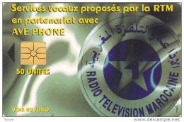 Morocco, AVE-18, 25 Units, Rtm Back In French, 2 Scans. - Marocco