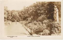 Melbourne Australia, Fitzroy Garden Scene, Statue, C1910s/20s Vintage Rose P.3706 Real Photo Postcard - Melbourne