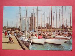 Michigan City In -- Washington Park Boat Scene-- Early Chrome -ref   635 - Other & Unclassified