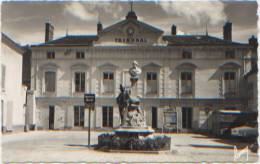 Essonne, Seine Et Oise (91), Longjumeau, La Place Adolphe Adam, Le Tribunal, Collection MLB, A Circulé En 1965 - Longjumeau