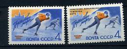 Russie ** N° 2496/2497 - Championnats De Patinage De Vitesse - Unused Stamps