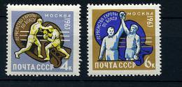 Russie ** N° 2679/2680 - Championnats Européens De Boxe - Unused Stamps