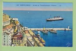 Monte Carlo : Arrivée Du Transatlantique France. 2 Scans. Edition Adia - Unclassified