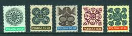 POLAND  -  1971  Folk Art  Mounted Mint  As Scan (1.15zl Thin) - Neufs