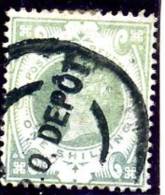 GB QV 1887 ´Jubilee´ Issue 1/- Dull Green, Fine Used - Ongebruikt