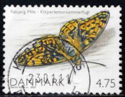 Denmark 2007  MInr.1472 (O)   ( Lot L 260  )Silbriger Perlmutterfalter Butterfly Schmetterling Papillon - Gebruikt