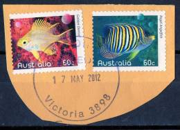 Australia 2012 Fishes Of The Reef 60c Damsel & Angelfish - OMEO VIC 3898 - Used Stamps