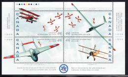 Canada MNH Scott #1807 Souvenir Sheet Of 4 46c  Canadian International Air Show - Ungebraucht