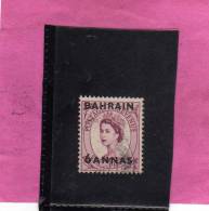 BAHRAIN BAHREIN 1952 - 1954 QUEEN ELISABETH II - REGINA ELISABETTA USED - Bahrein (...-1965)