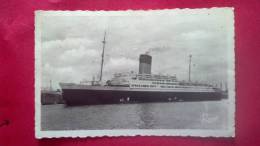 CARTE POSTALE - BÂTEAU " LE PASTEUR", COMPAGNIE SUD ATLANTIC - Paquebote