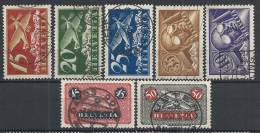 1923-27 SVIZZERA USATO POSTA AEREA 7 VALORI - SZ014 - Oblitérés