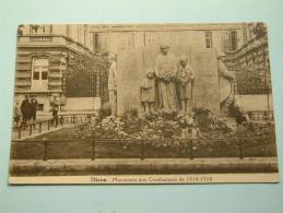 Monument Aux Combattants De 1914 - 1918 / Anno 19?? ( Zie Foto Voor Details ) ! - Dison